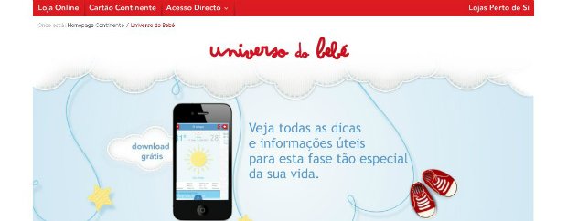 Universo do Bebé do Continente lança app para iPhone