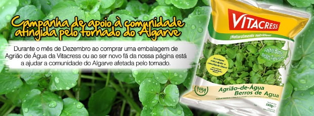 Vitacress apoia população afetada pelo tornado em Silves