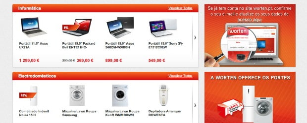 Worten lança novo site