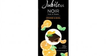Jubileu lança tablete de chocolate negro com laranja e manjericão