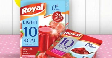Royal lança gama de gelatinas em pó com 10 kcal por porção