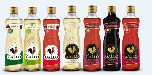 Gama de Vinagres da Gallo tem novo design