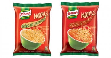Knorr Noodles Delírio de Cogumelos e Pecado de Tomate