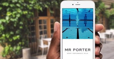 Mr Porter anúncio mobile Facebook