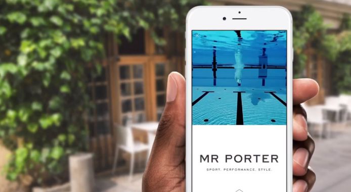 Mr Porter anúncio mobile Facebook