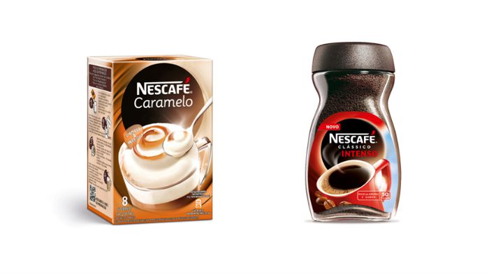 Nescafé Caramelo e Nescafé Clássico Intenso