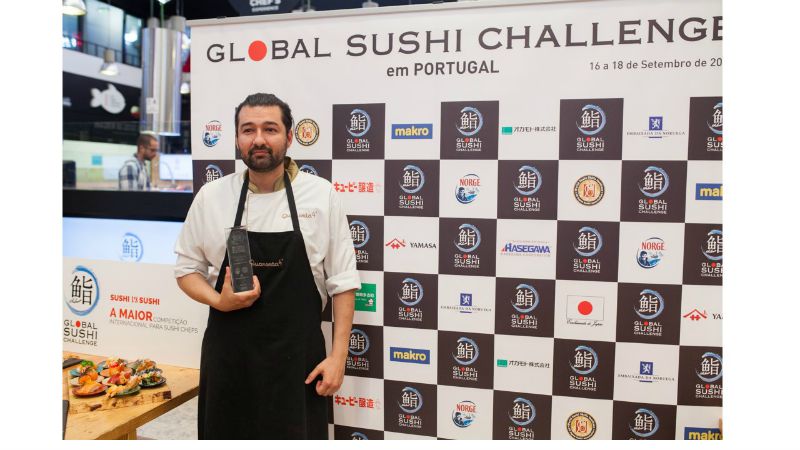 William Santos melhor sushiman de Portugal