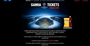campanha PepsiCo UEFA Champions League