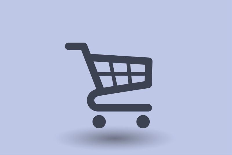 carrinho de compras ilustração DH