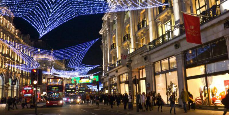 compras de Natal Londres