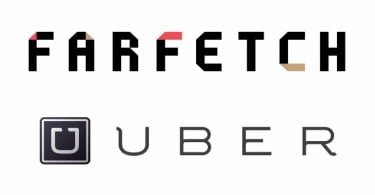Farfetch e Uber logos