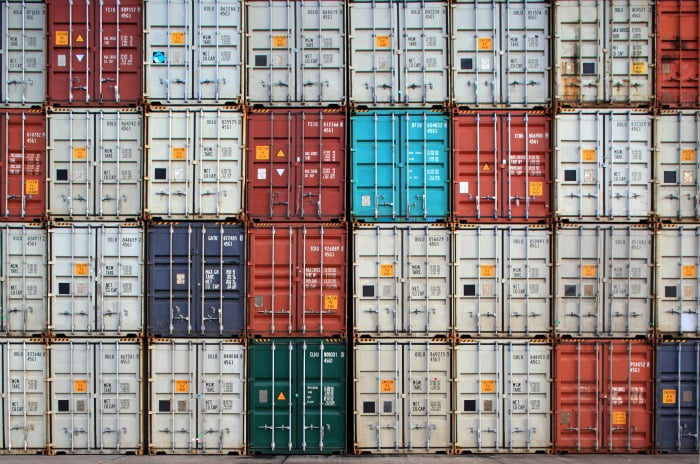 contentores de mercadorias