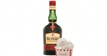 gelado Santini com sabor a Licor Beirão