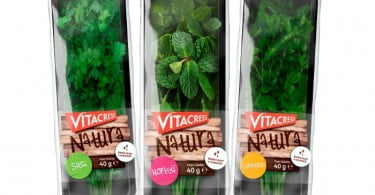 Ervas aromáticas Vitacress nova embalagem