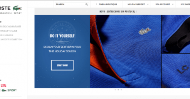 Lacoste loja online Portugal