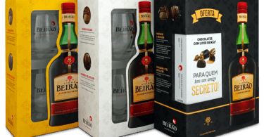 Licor Beirão kits Natal