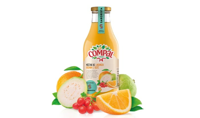Néctar Laranja Goiaba Góji Compal
