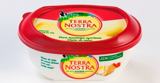 Terra Nostra manteiga embalagem