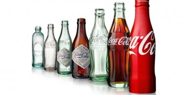 garrafas Coca Cola evolução  anos