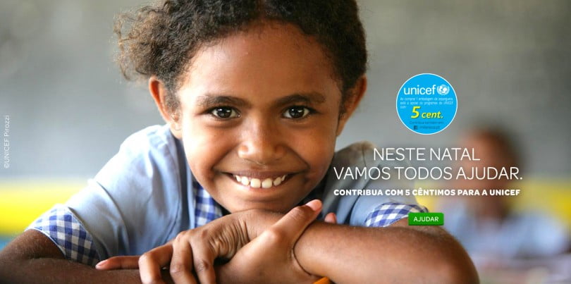 Campanha Milaneza solidária com a Unicef