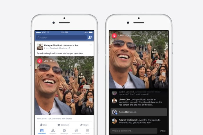 Live Video Facebook
