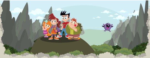 Nutri Ventures série de animação frame