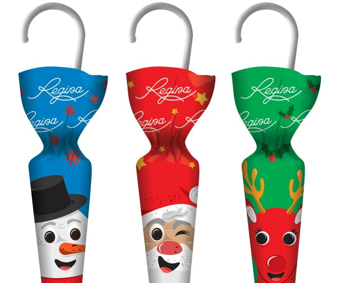 Sombrinhas de Natal da Regina