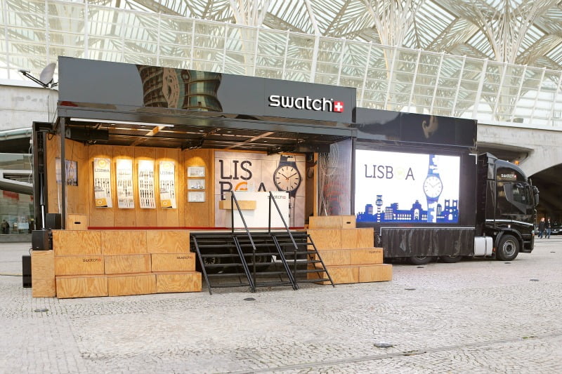 Swatch pop up store