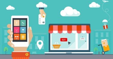 e commerce ilustração Distribuição Hoje