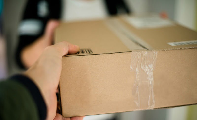 entrega de encomenda