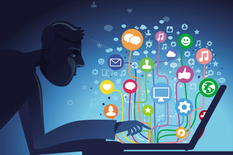 redes sociais