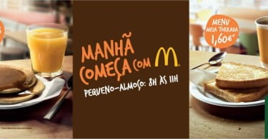 Pequeno Almoço McDonalds Portugal