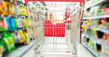 carrinho vazio supermercado