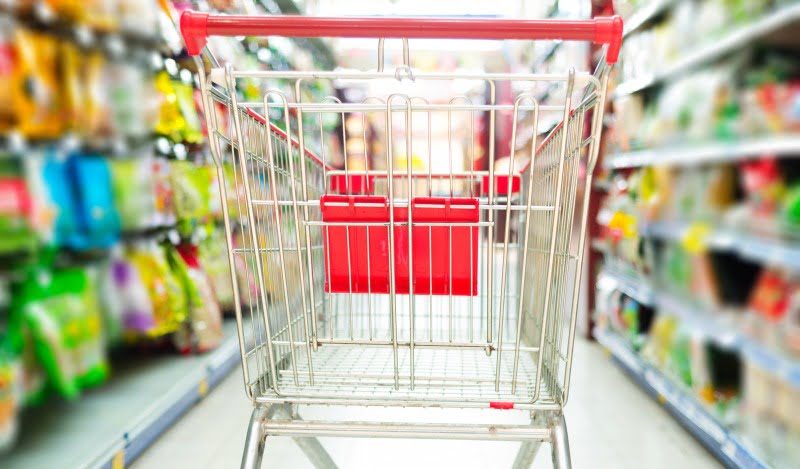 carrinho vazio supermercado