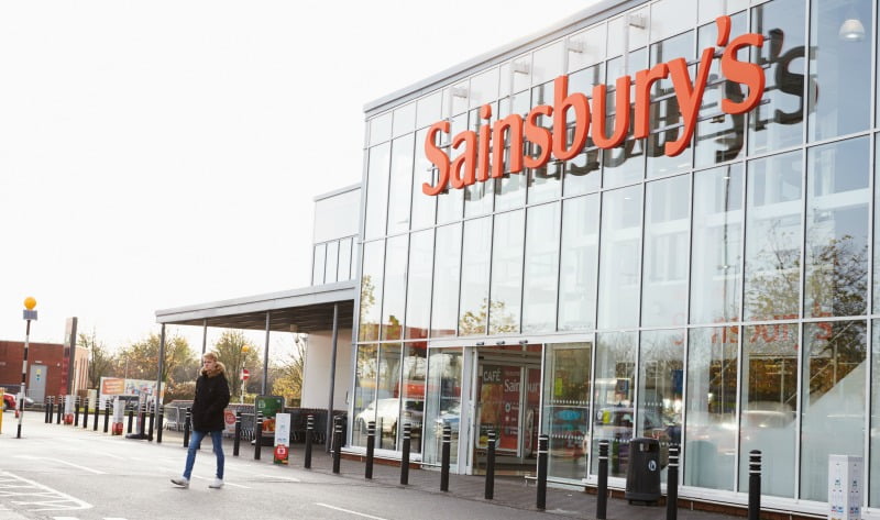 Sainsburys loja Distribuição Hoje
