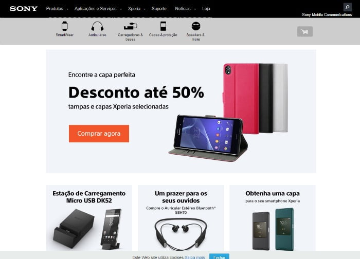 Sony Mobile loja online Portugal