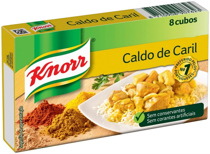 Caldo de Caril Knorr Distribuição Hoje