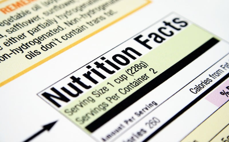Informação Nutricional embalagens Distribuição Hoje