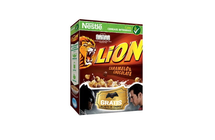 Nestlé cereais Batman vs Super Homem Distribuição Hoje