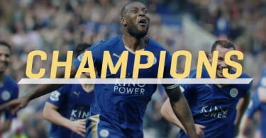 Puma orgulhosa do campeão Leicester City