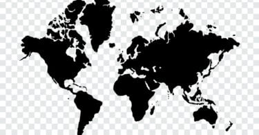 mapa mundo Distribuição Hoje