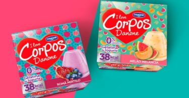 gelatinas de iogurte Corpos Danone