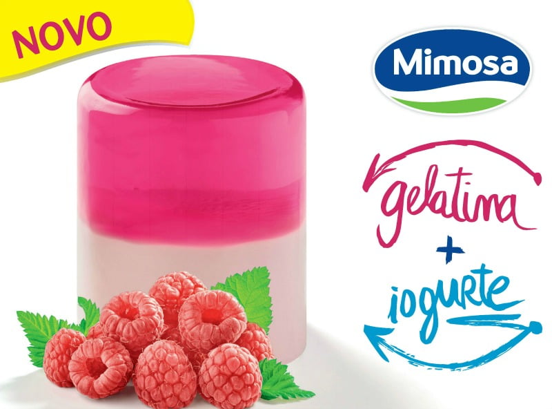 mimosa iogurte magro e gelatina Distribuição Hoje