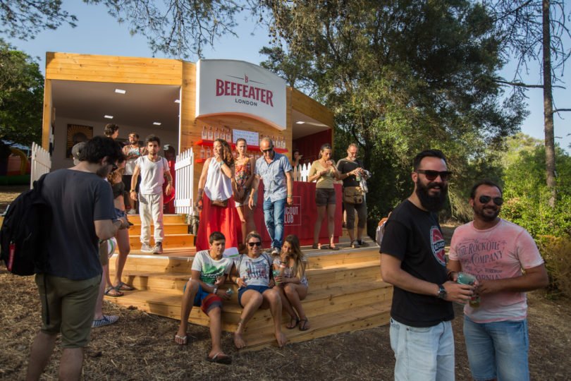 Beefeater festivais de verão