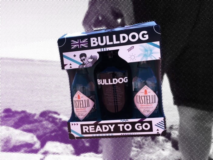 pack ready to go Bulldog Gin