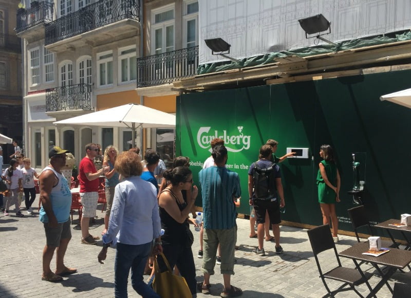 Carlsberg ativação de marca Distribuição Hoje