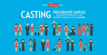 Nacional casting famílias Distribuição Hoje