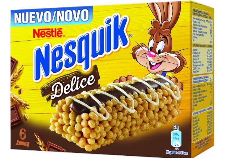 barras de cereais Nesquick