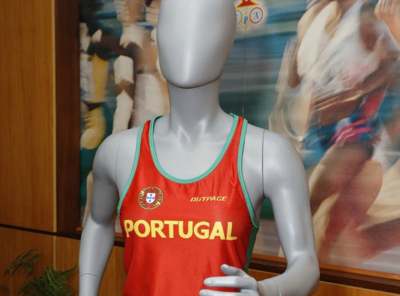 equipamento Sport Zone para a seleção de atletismo