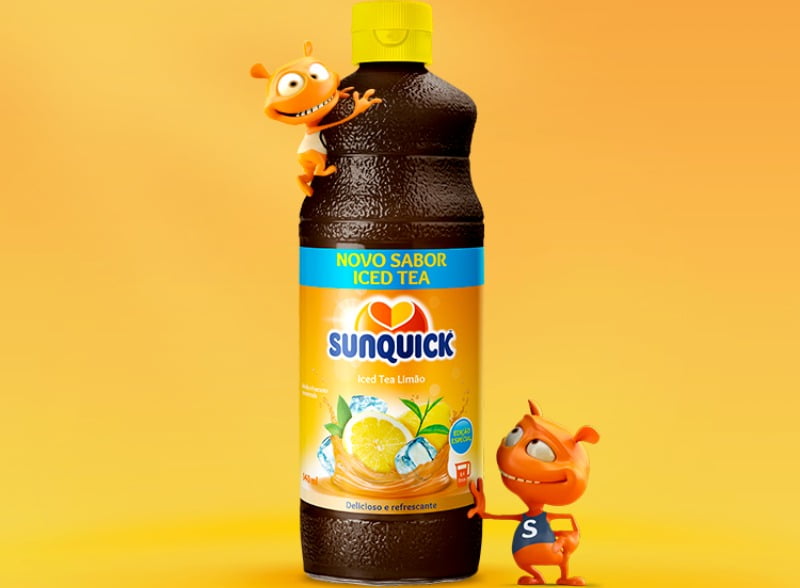 Sunquick Iced Tea de Limão Distribuição Hoje